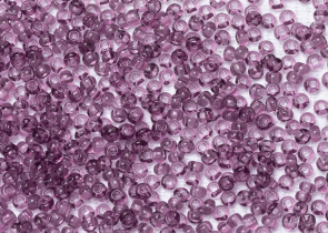 Бисер Чехия круглый 08/0 50 г 20010h прозрачный светло-сиреневый квадратное отверстие