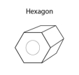 Бисер Япония 11/0 HEXAGON 5 г 0005C